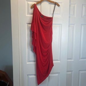 Bebe Dress, Color is Red, X-Small, Worn Once